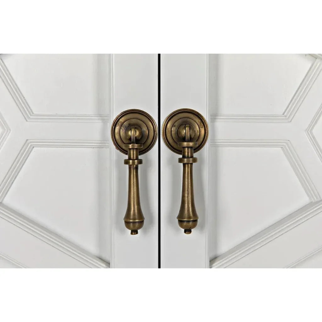 Maharadscha Carved Mahogany Hutch