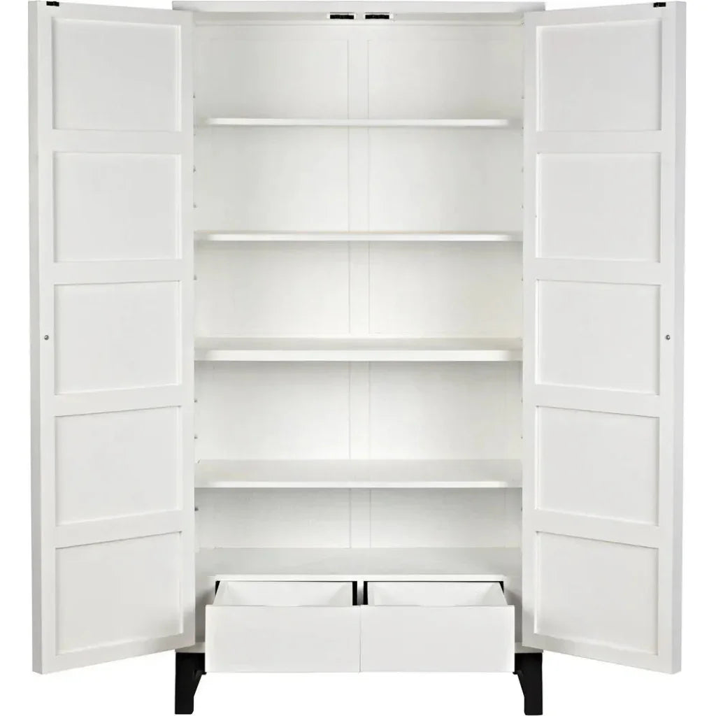 Maharadscha Carved Mahogany Hutch