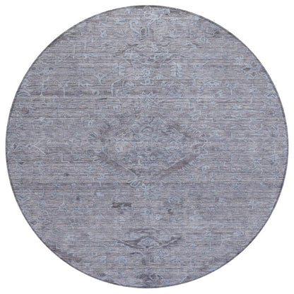 LOOMLAN Rugs Malia Blue Washable Indoor-Outdoor Rug
