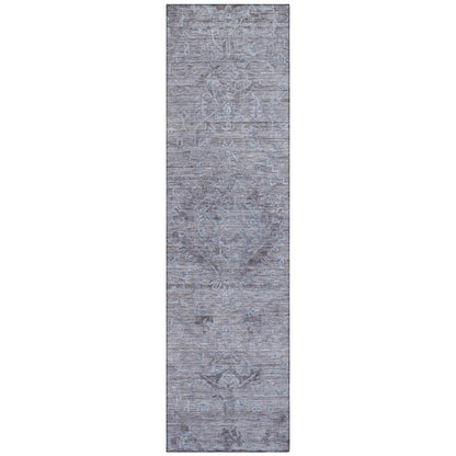 LOOMLAN Rugs Malia Blue Washable Indoor-Outdoor Rug