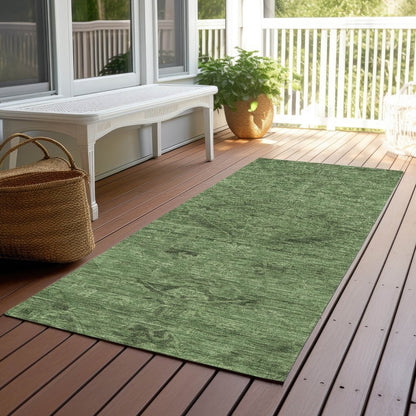 LOOMLAN Rugs Malia Fern Washable Indoor-Outdoor Rug