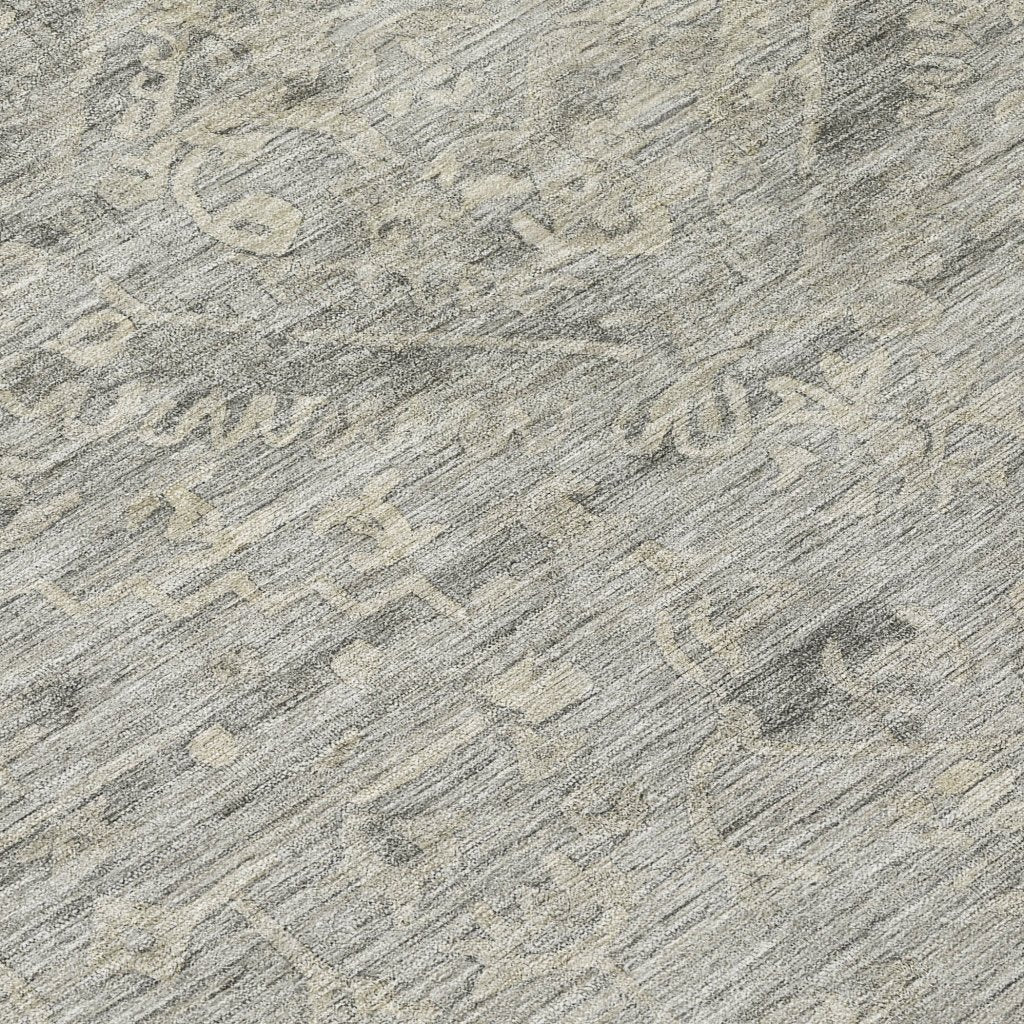 LOOMLAN Rugs Malia Gray Washable Indoor-Outdoor Rug