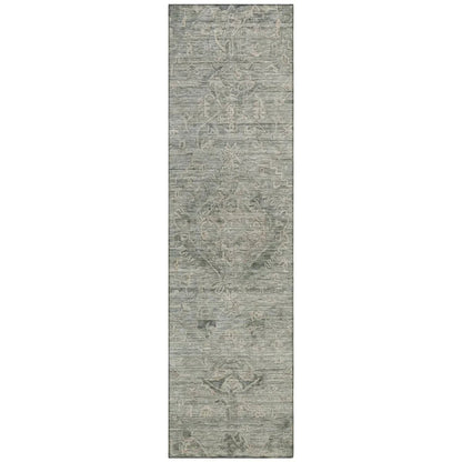 LOOMLAN Rugs Malia Green Washable Indoor-Outdoor Rug
