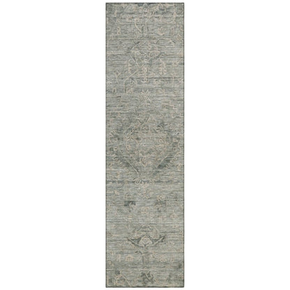 LOOMLAN Rugs Malia Green Washable Indoor-Outdoor Rug