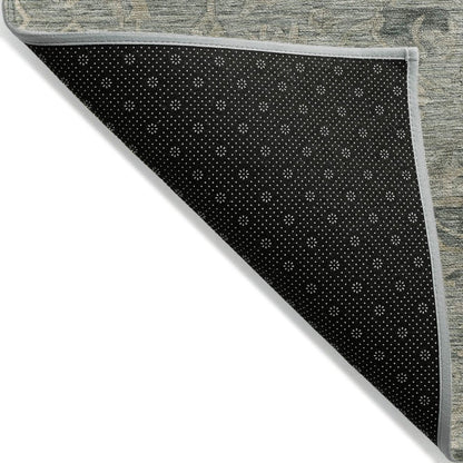 LOOMLAN Rugs Malia Green Washable Indoor-Outdoor Rug