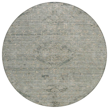 LOOMLAN Rugs Malia Green Washable Indoor-Outdoor Rug