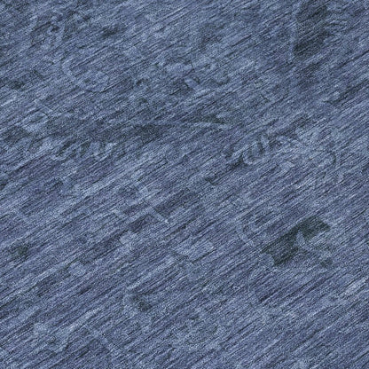 LOOMLAN Rugs Malia Navy Washable Indoor-Outdoor Rug