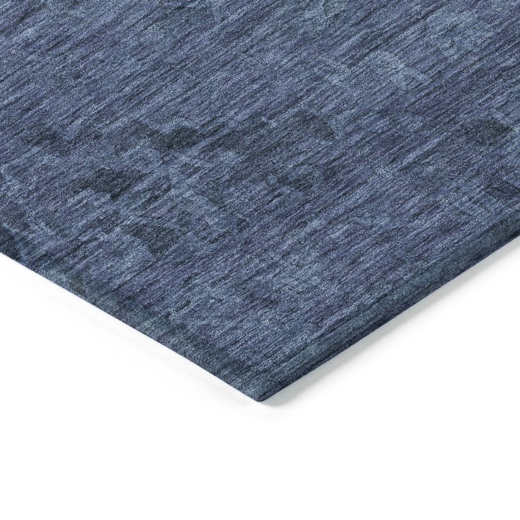 LOOMLAN Rugs Malia Navy Washable Indoor-Outdoor Rug