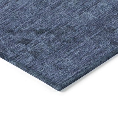 LOOMLAN Rugs Malia Navy Washable Indoor-Outdoor Rug