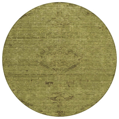 LOOMLAN Rugs Malia Olive Washable Indoor-Outdoor Rug