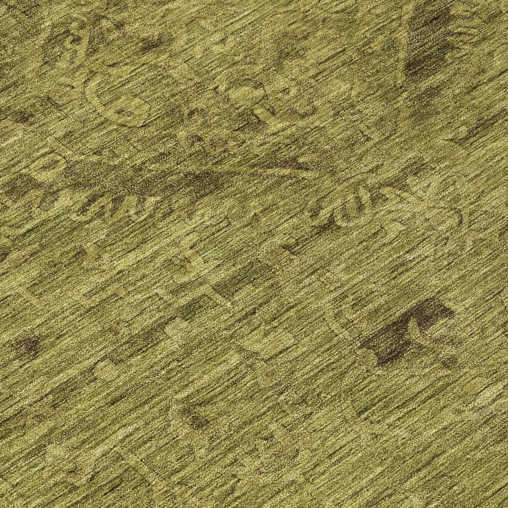 LOOMLAN Rugs Malia Olive Washable Indoor-Outdoor Rug