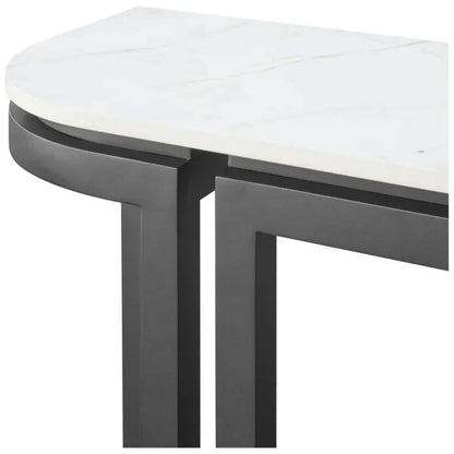 Malibu Aluminum Framed Outdoor Console Table - LOOMLAN - Sunset West - Outdoor Console Tables