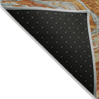 LOOMLAN Rugs Malika Paprika Washable Indoor-Outdoor Rug