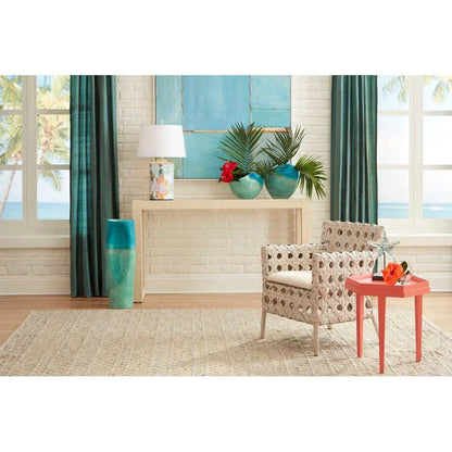Wildwood Mandaue Whitewash Rattan Frame Outdoor Bistro Chair