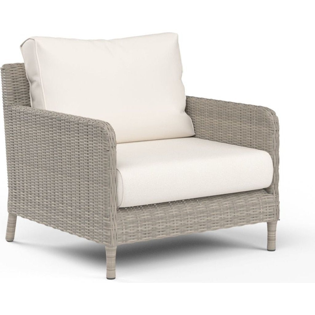 Manhattan Sunbrella Outdoor Club Chair - LOOMLAN - Sunset West - Outdoor Accent Chairs