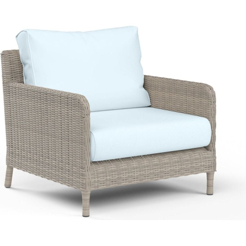 Manhattan Sunbrella Outdoor Club Chair - LOOMLAN - Sunset West - Outdoor Accent Chairs