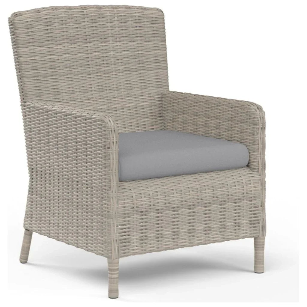 Manhattan Sunbrella Outdoor Dining Chair 2PC - LOOMLAN - Sunset West - Outdoor Dining Chairs