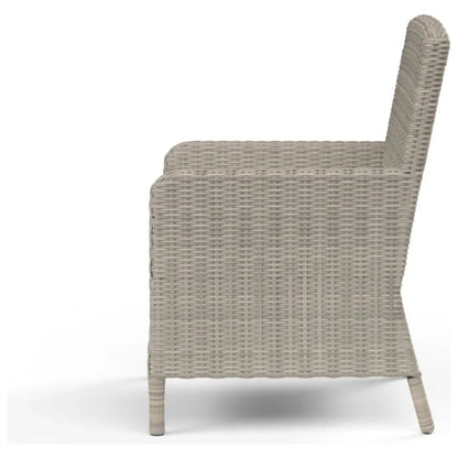 Manhattan Sunbrella Outdoor Dining Chair 2PC - LOOMLAN - Sunset West - Outdoor Dining Chairs