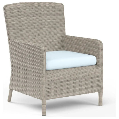 Manhattan Sunbrella Outdoor Dining Chair 2PC - LOOMLAN - Sunset West - Outdoor Dining Chairs