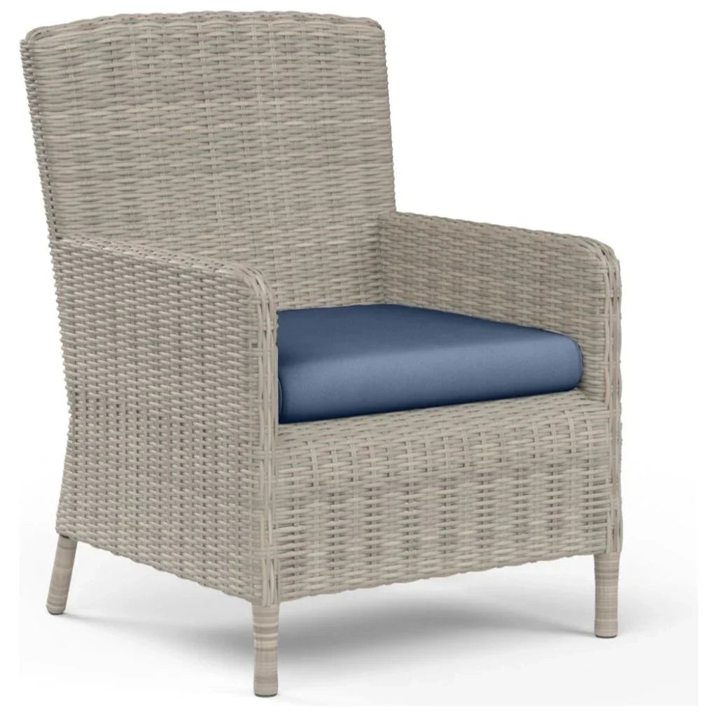 Manhattan Sunbrella Outdoor Dining Chair 2PC - LOOMLAN - Sunset West - Outdoor Dining Chairs