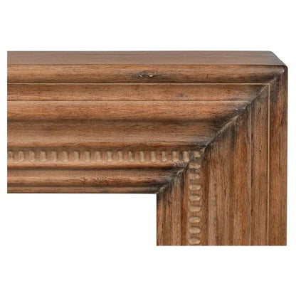 Sarreid Mantel Console Table Natural Brown Reclaimed Wood
