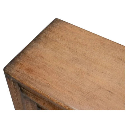 Sarreid Mantel Console Table Natural Brown Reclaimed Wood