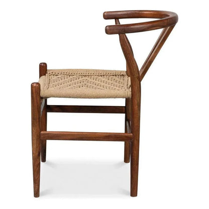 Sarreid Mao Acacia Wood Reddish Brown Armless Chair