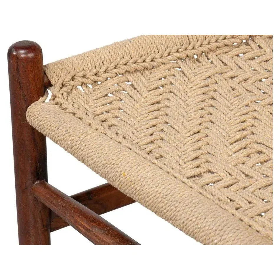 Sarreid Mao Acacia Wood Reddish Brown Armless Chair