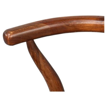Sarreid Mao Acacia Wood Reddish Brown Armless Chair