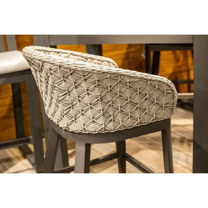 Marbella Sunbrella Outdoor Dining Chair 2PC - LOOMLAN - Sunset West - Outdoor Dining Chairs