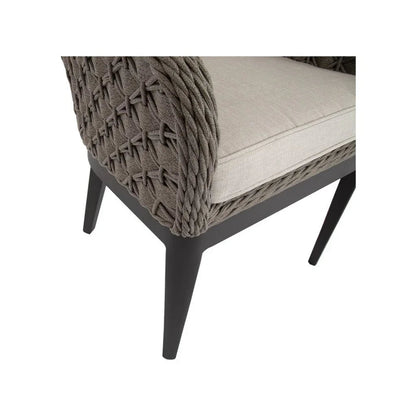 Marbella Sunbrella Outdoor Dining Chair 2PC - LOOMLAN - Sunset West - Outdoor Dining Chairs