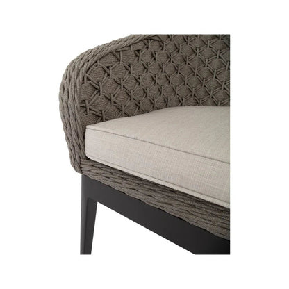 Marbella Sunbrella Outdoor Dining Chair 2PC - LOOMLAN - Sunset West - Outdoor Dining Chairs