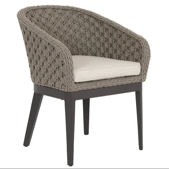 Marbella Sunbrella Outdoor Dining Chair 2PC - LOOMLAN - Sunset West - Outdoor Dining Chairs