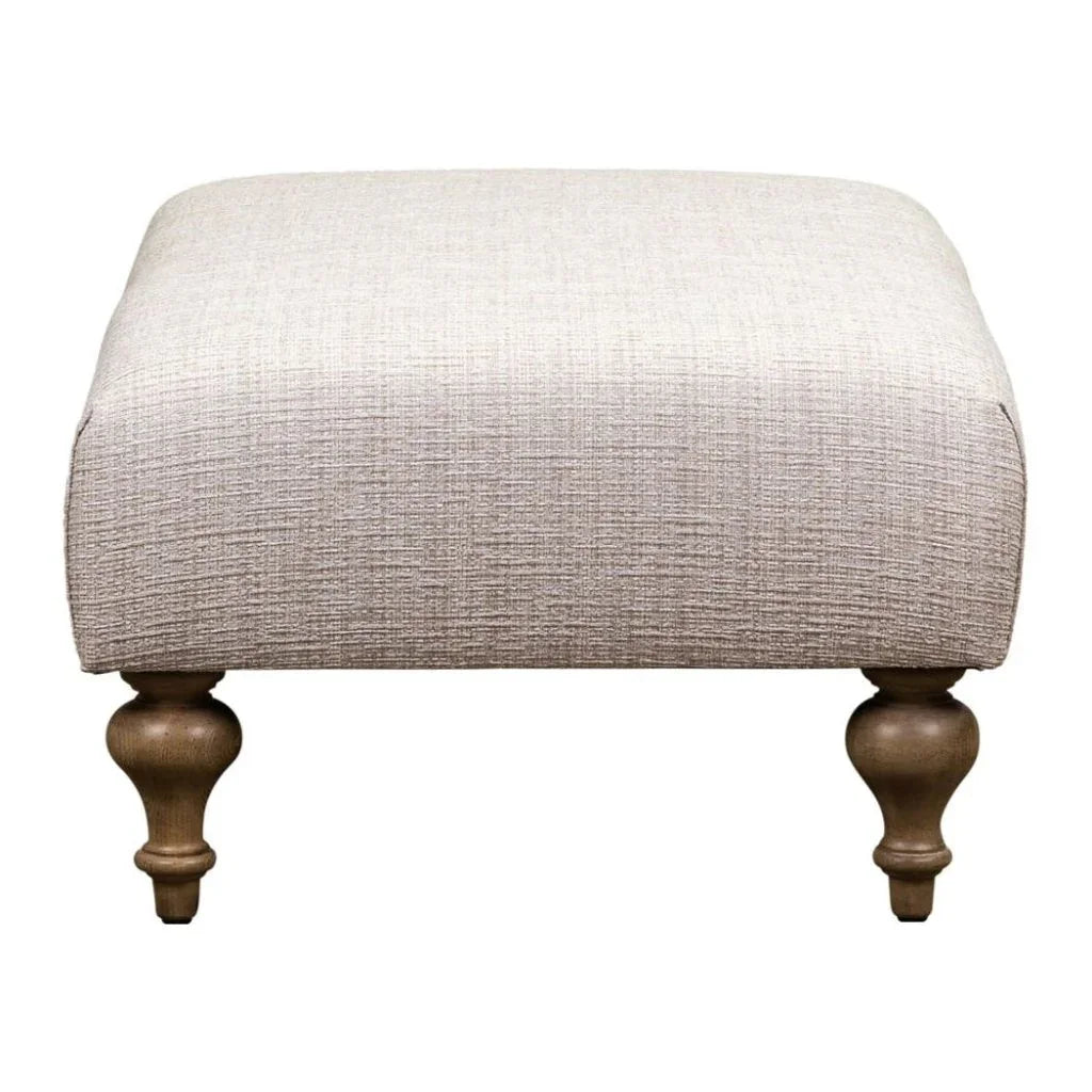 Marcoux Leather Comfortable Ottoman - LOOMLAN - Olivia + Quinn - Ottomans