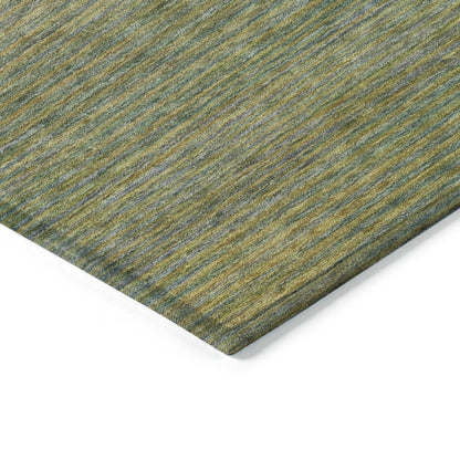 LOOMLAN Rugs Maria Green Washable Indoor-Outdoor Rug