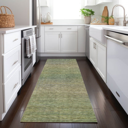 LOOMLAN Rugs Maria Green Washable Indoor-Outdoor Rug