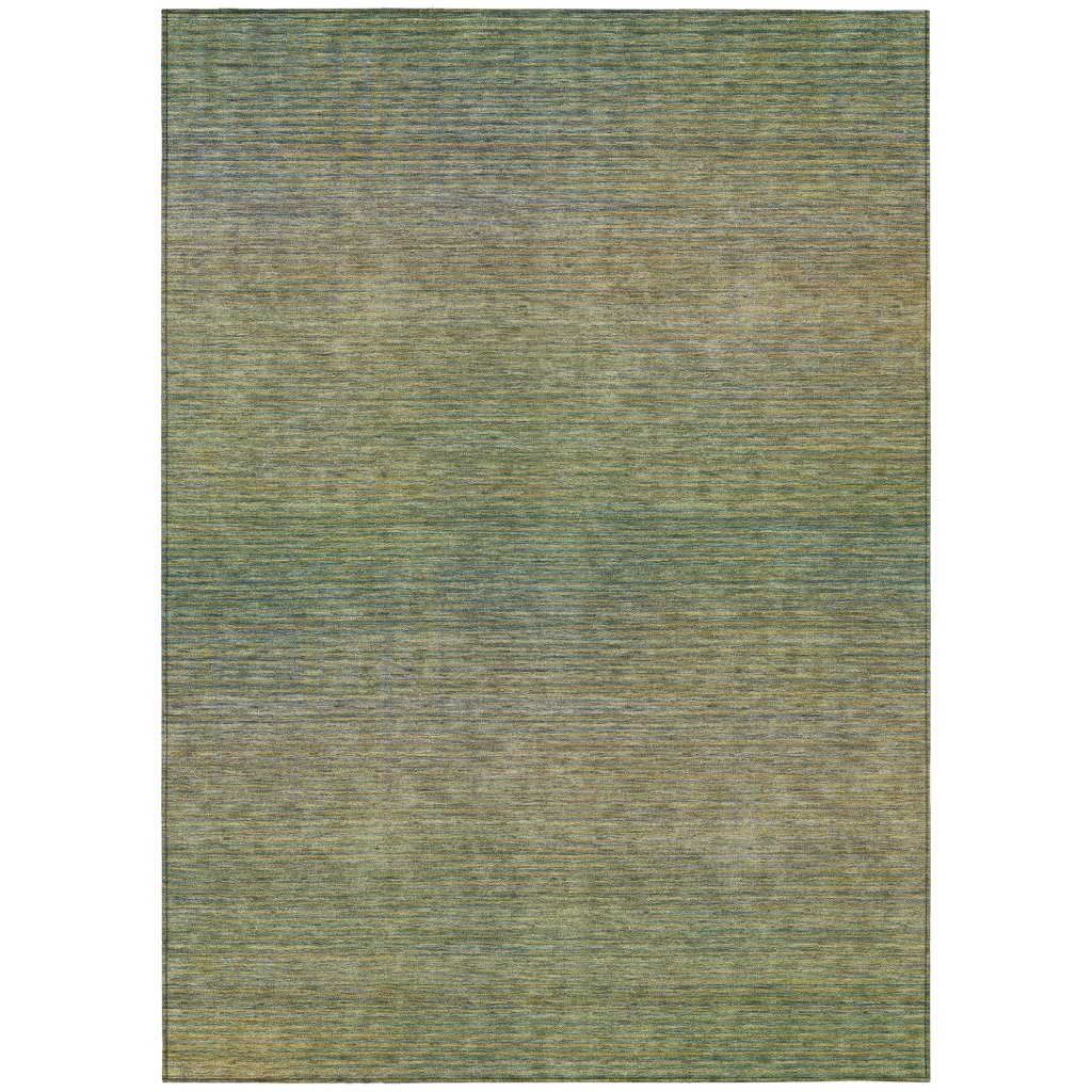 LOOMLAN Rugs Maria Green Washable Indoor-Outdoor Rug