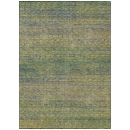 LOOMLAN Rugs Maria Green Washable Indoor-Outdoor Rug