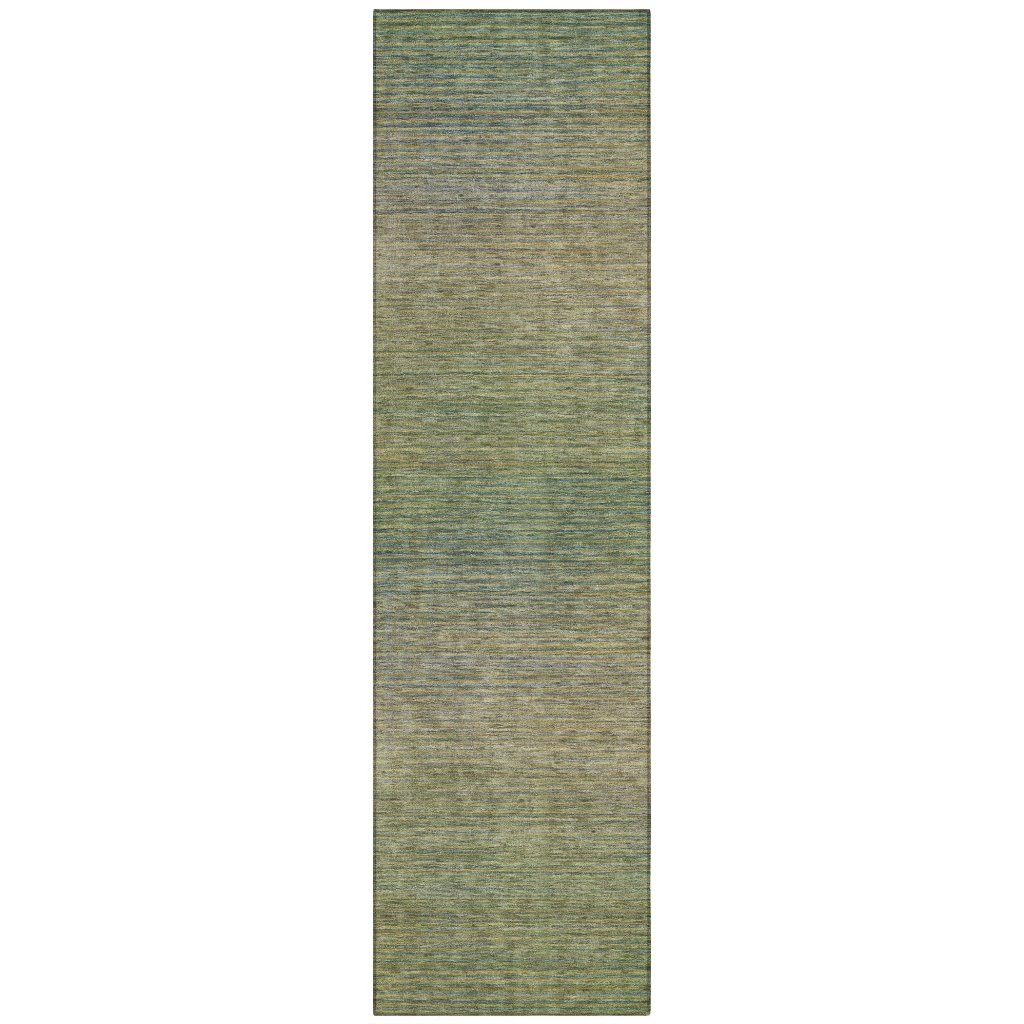 LOOMLAN Rugs Maria Green Washable Indoor-Outdoor Rug
