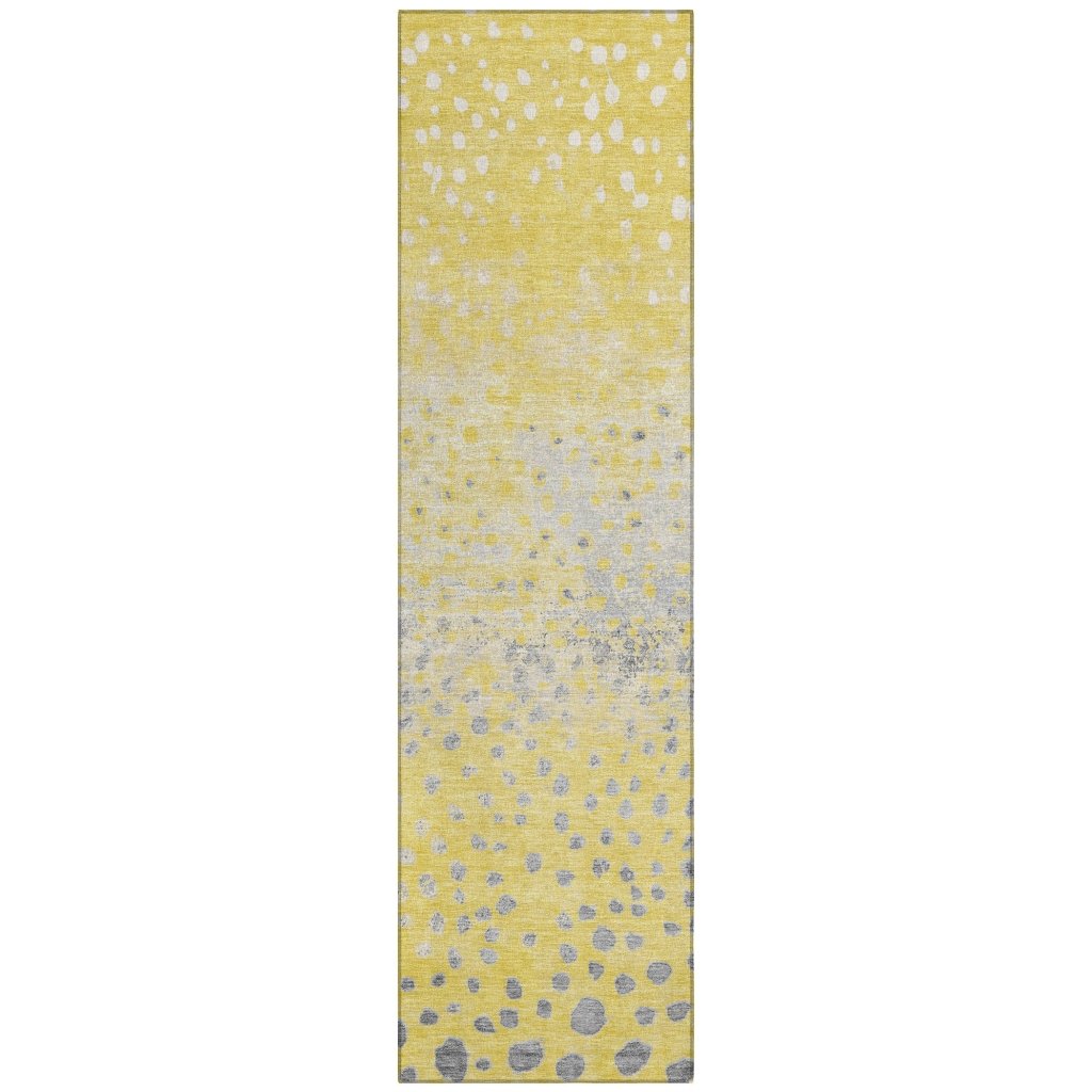 LOOMLAN Rugs Marilla Gold Washable Indoor-Outdoor Rug