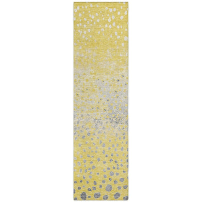 LOOMLAN Rugs Marilla Gold Washable Indoor-Outdoor Rug