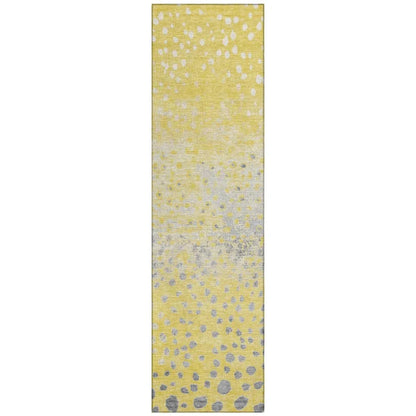 LOOMLAN Rugs Marilla Gold Washable Indoor-Outdoor Rug