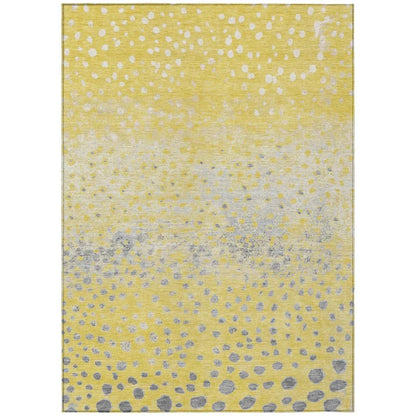 LOOMLAN Rugs Marilla Gold Washable Indoor-Outdoor Rug