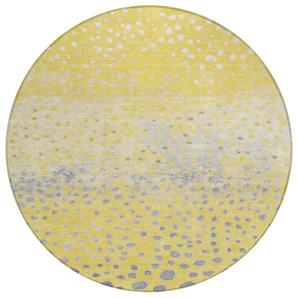 LOOMLAN Rugs Marilla Gold Washable Indoor-Outdoor Rug