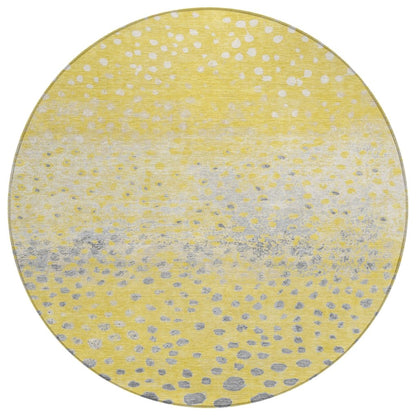 LOOMLAN Rugs Marilla Gold Washable Indoor-Outdoor Rug