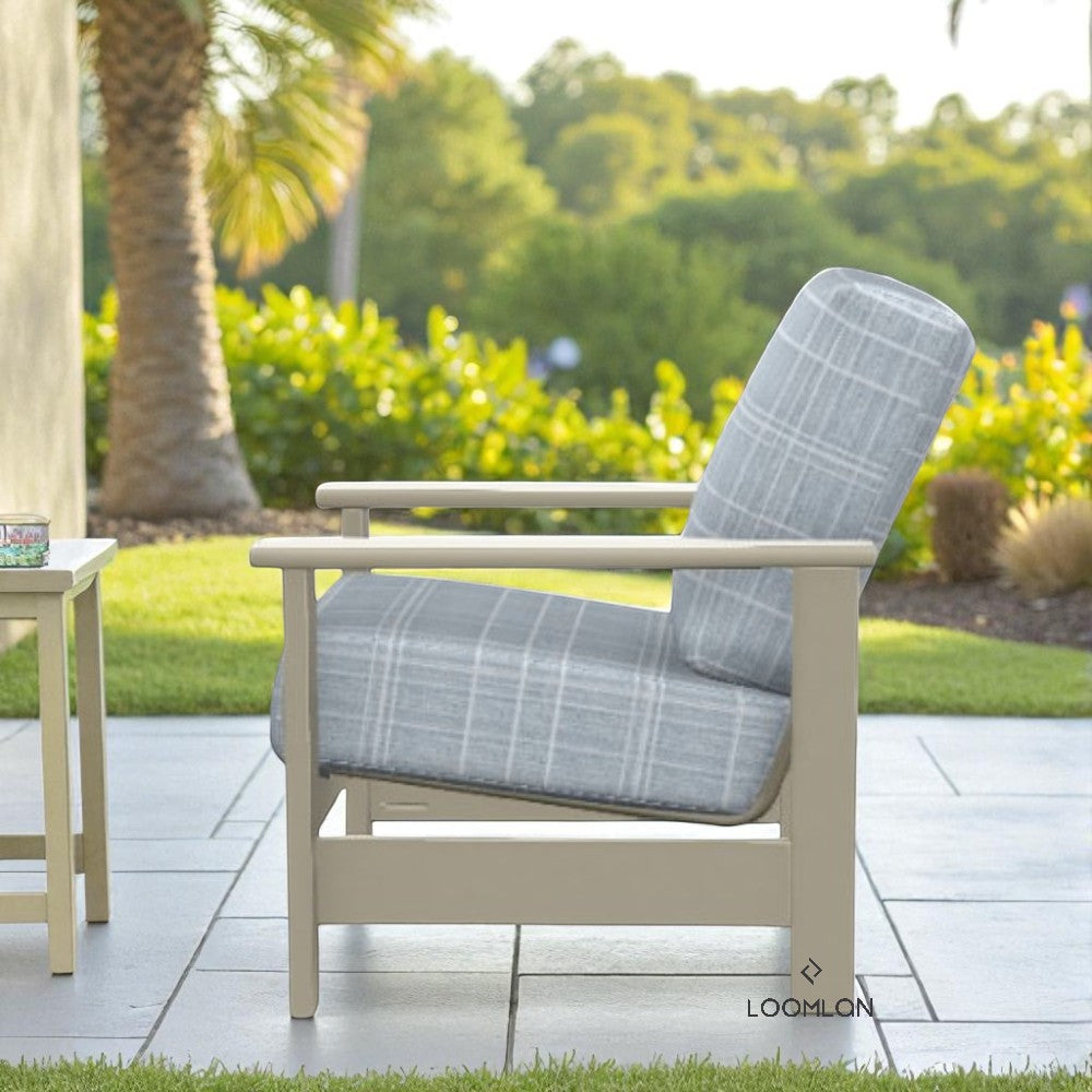 Leeward Deep Seat Stationary Arm Chair