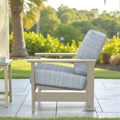 Leeward Deep Seat Stationary Arm Chair