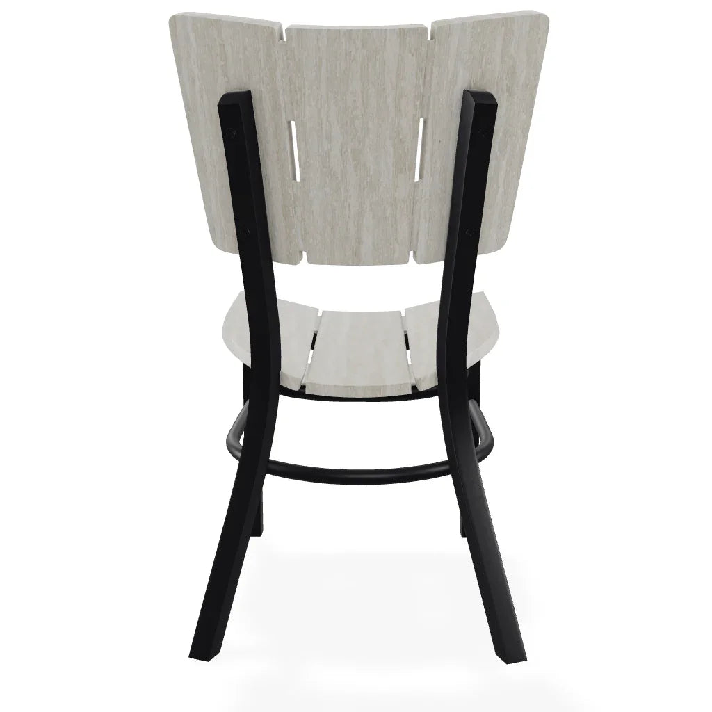 Marine Grade Polymer Aluminum Stacking Dining Chair - LOOMLAN - Telescope - Outdoor Dining Chairs