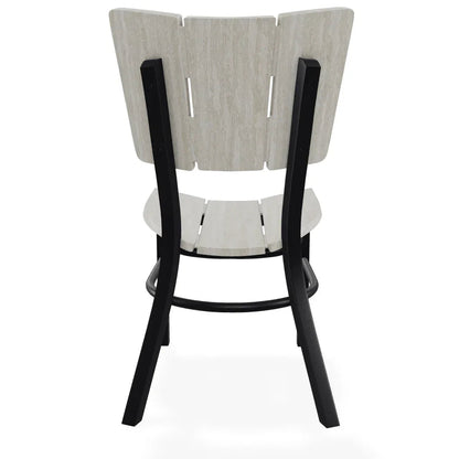 Marine Grade Polymer Aluminum Stacking Dining Chair - LOOMLAN - Telescope - Outdoor Dining Chairs