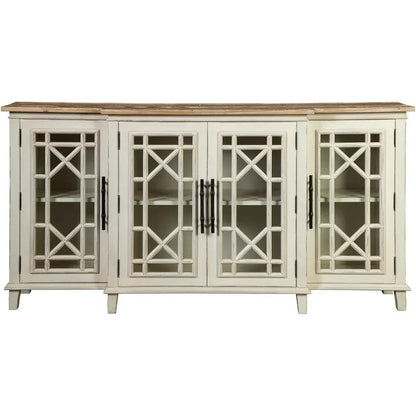 Marion Breakfront Designed Wooden Buffet - LOOMLAN - Furniture Classics - Buffets